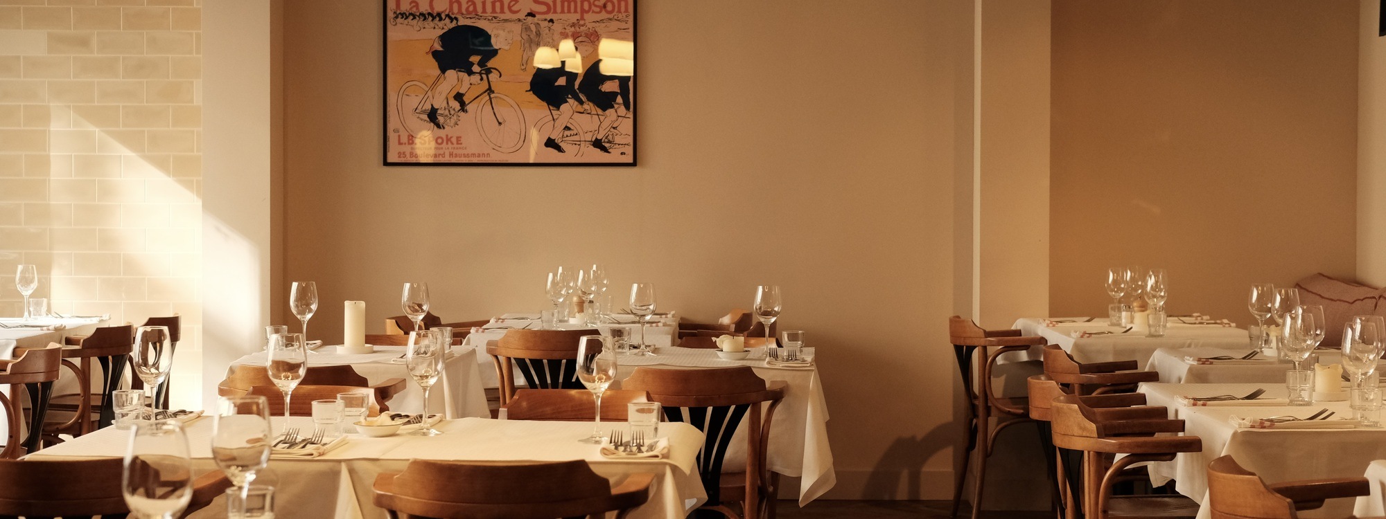 Restaurant Menu Corridor in Metzlr House Koepelcomplex Haarlem